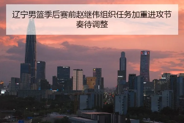 辽宁男篮季后赛前赵继伟组织任务加重进攻节奏待调整